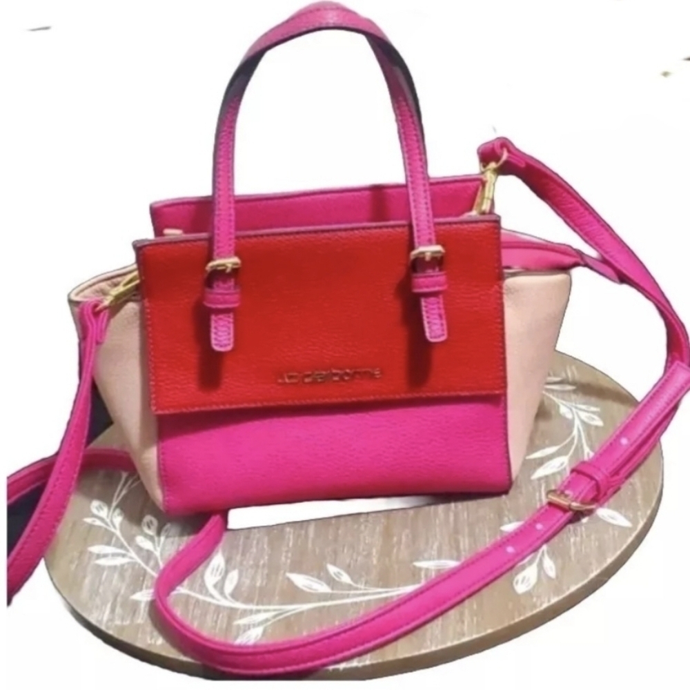 Liz Claiborne tri-colored Flip Closure Crossbody/handbag